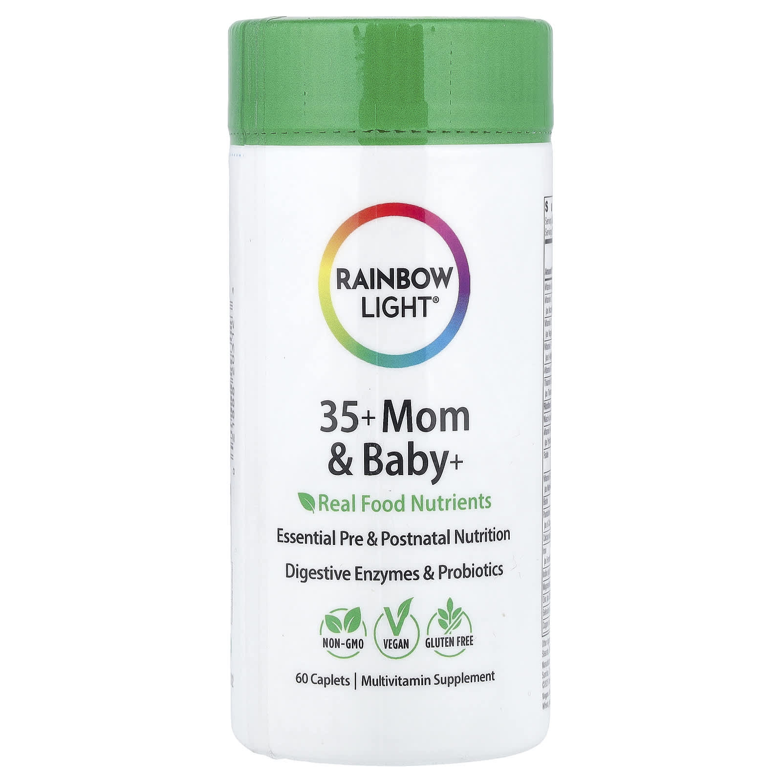 

Rainbow Light, 35+ Mom & Baby+, 60 tablets