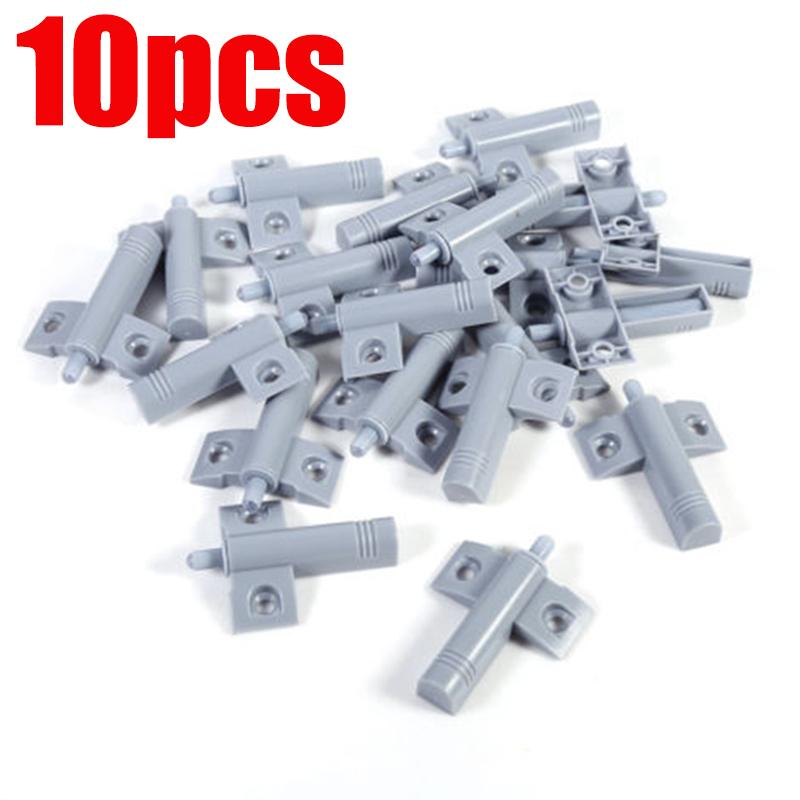 10PCS Grau Weiß Küche Schrank Tür Stop Schublade Weiche Ruhig Schließen Näher Dämpfer Puffer Für Möbel Hardware