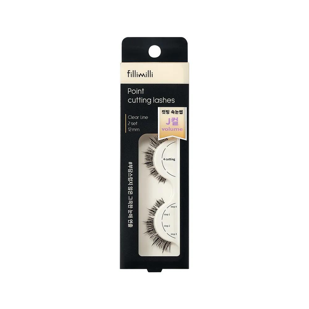 Fillimilli Point Cutting Eyelash 04 New Smoky J-Curl (12mm) 04 New Smoky J-Curl (12mm)