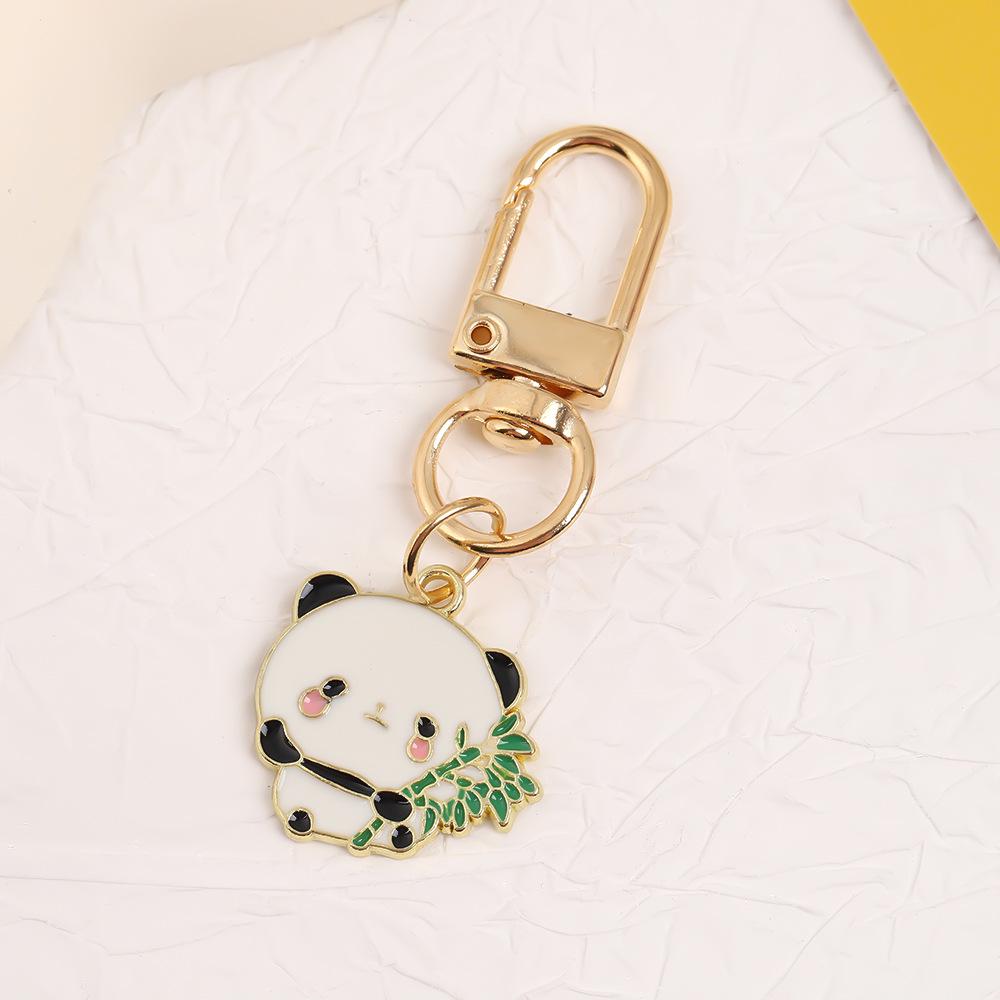 Panda Alloy Keychain Pendant Charm - Gift for Friends & Classmates, Bag Decoration