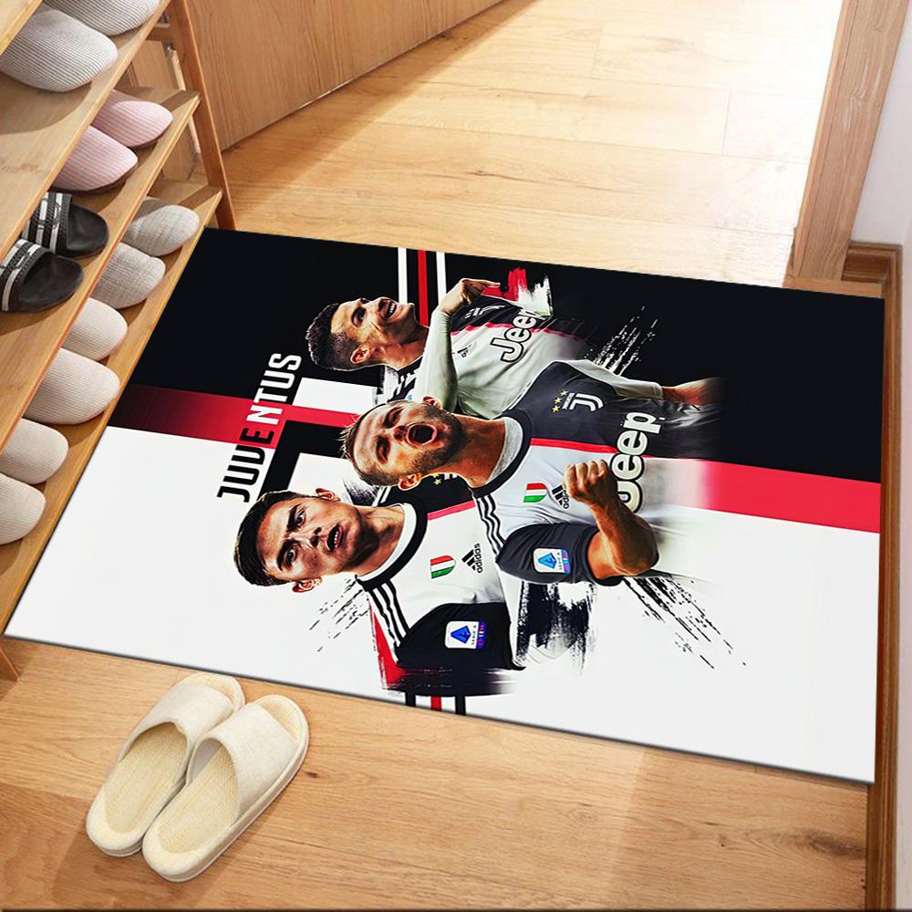 Juventus Floor Mat Perfect For Dormitory Bedrooms Foyer Study Room Antislip Rug Office Home Decor Wedding Party Gift