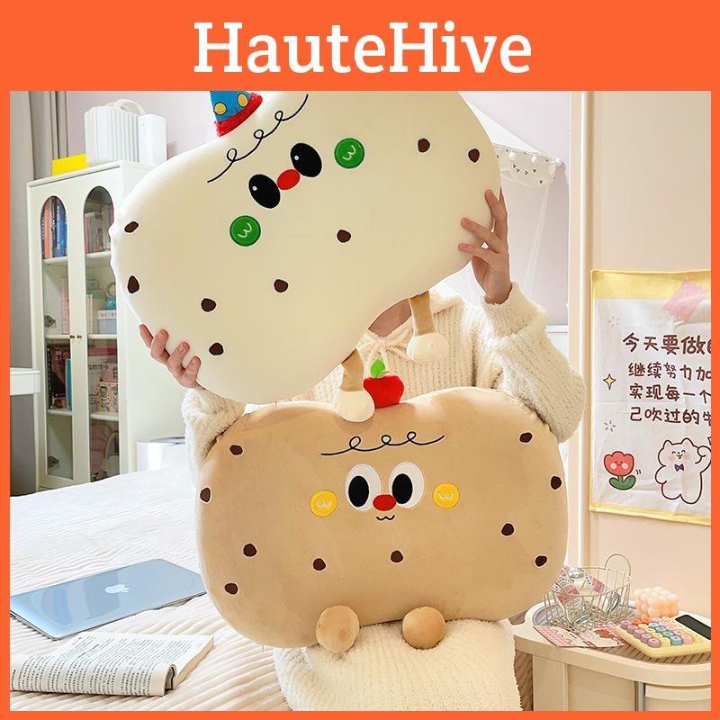 Cookies Bread Apple Memory Foam Plush Toy Cartoon Office Dorm Bed Soft Cover