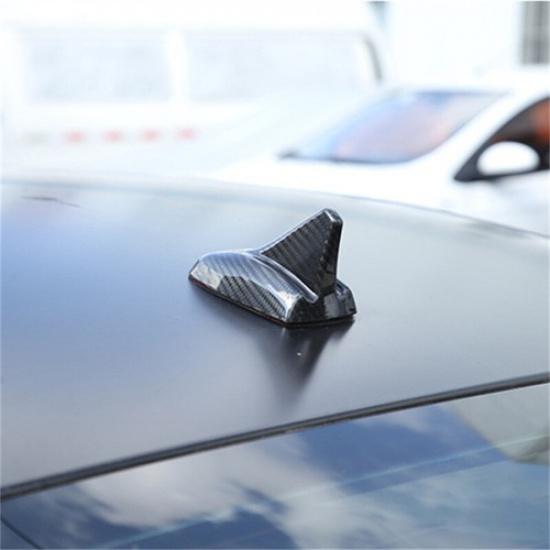 Real Carbon Fiber Car Roof Shark Fin Antenna Cover For Maserati Ghibli 2014-
