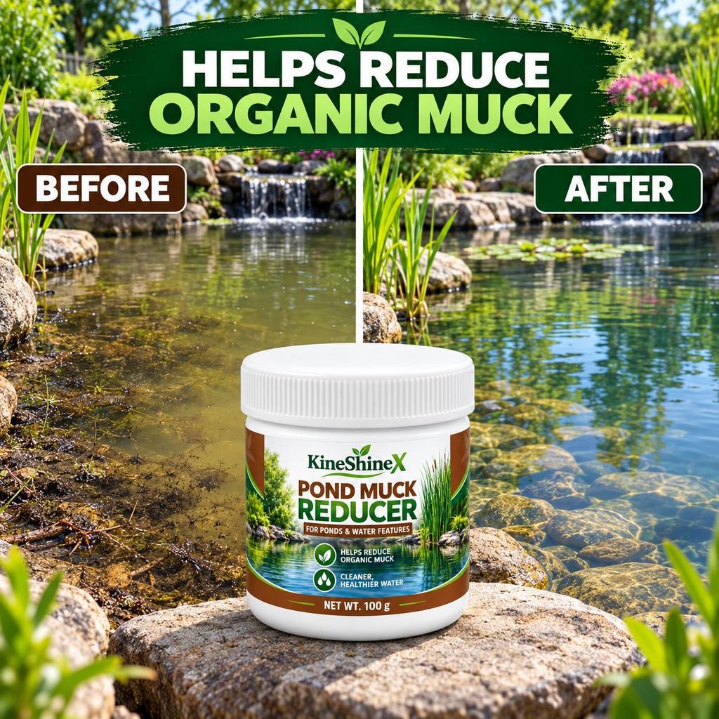 100g Pond Muck Reducer Powder for Ponds and Water Features Reduce Organic Muck