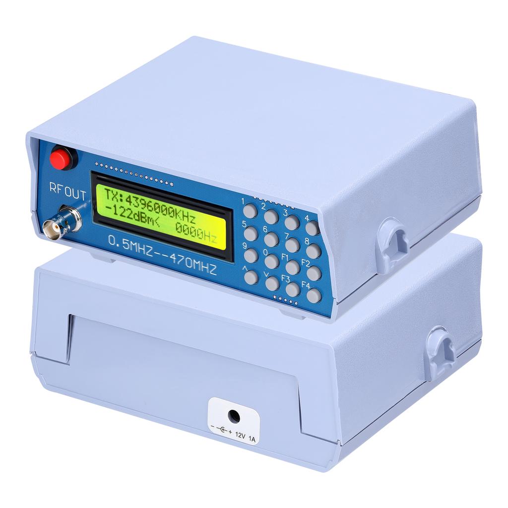 0.5MHz 470MHz Radio Frequency Signal Generator Meter Tester for FM Radio Walkie talkie Debug Digital CTCSS Singal Output