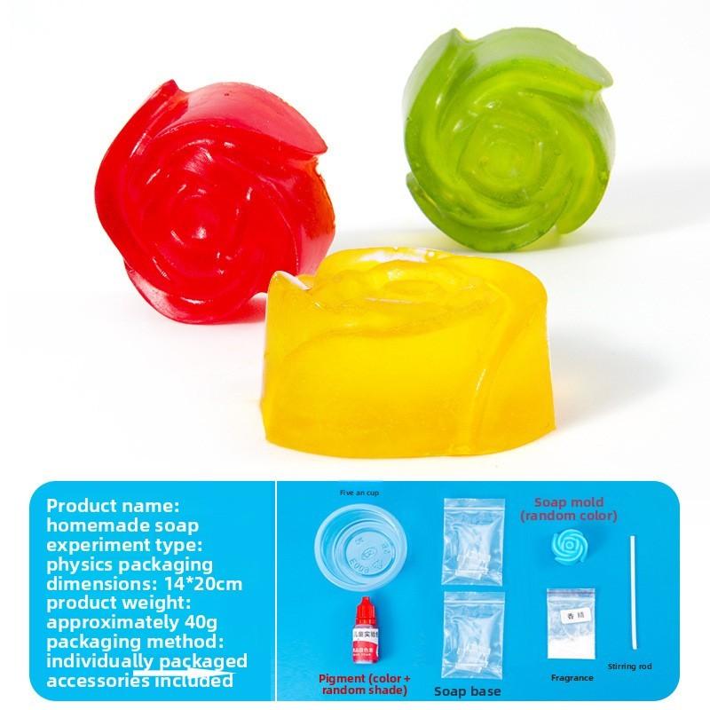 

Water Color Children Science Kit With Dyes Snow Texture And Handmade Craft Soap HandmadeSoap