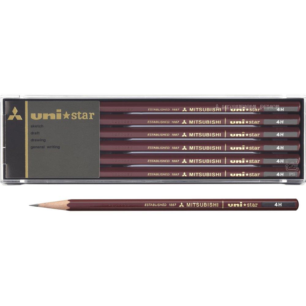 

Карандаш Mitsubishi Pencil Карандаш Unistar 4H 1 дюжина US4H