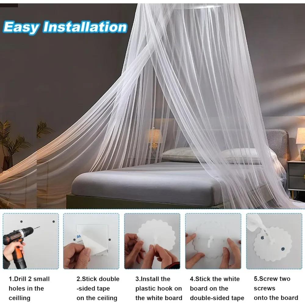 0.6x2.5x10.5M Dome Tent Mosquito Mesh Net For Bed Canopy Mosquito Net Hanging Bed Net Tent Fly Insect Repellent Bedding