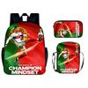 Fußball-Aufdruck Schultasche 17 Zoll Rucksack Weltmeisterschaft Worldcup