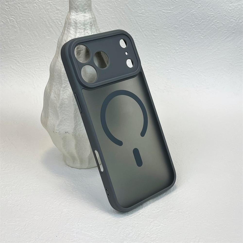 Magnetic for Clear Color Bright Phone Case for For Iphone 17 16 Pro Max 1 13 14 12 Wireless Charge Matte Shockproof Cover