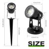LED Uplight Lawn Lamp Indoor and Outdoor Plant Spotlight Plant Landscape Lighting 3w USB Power Saving 10 Brightness Levels