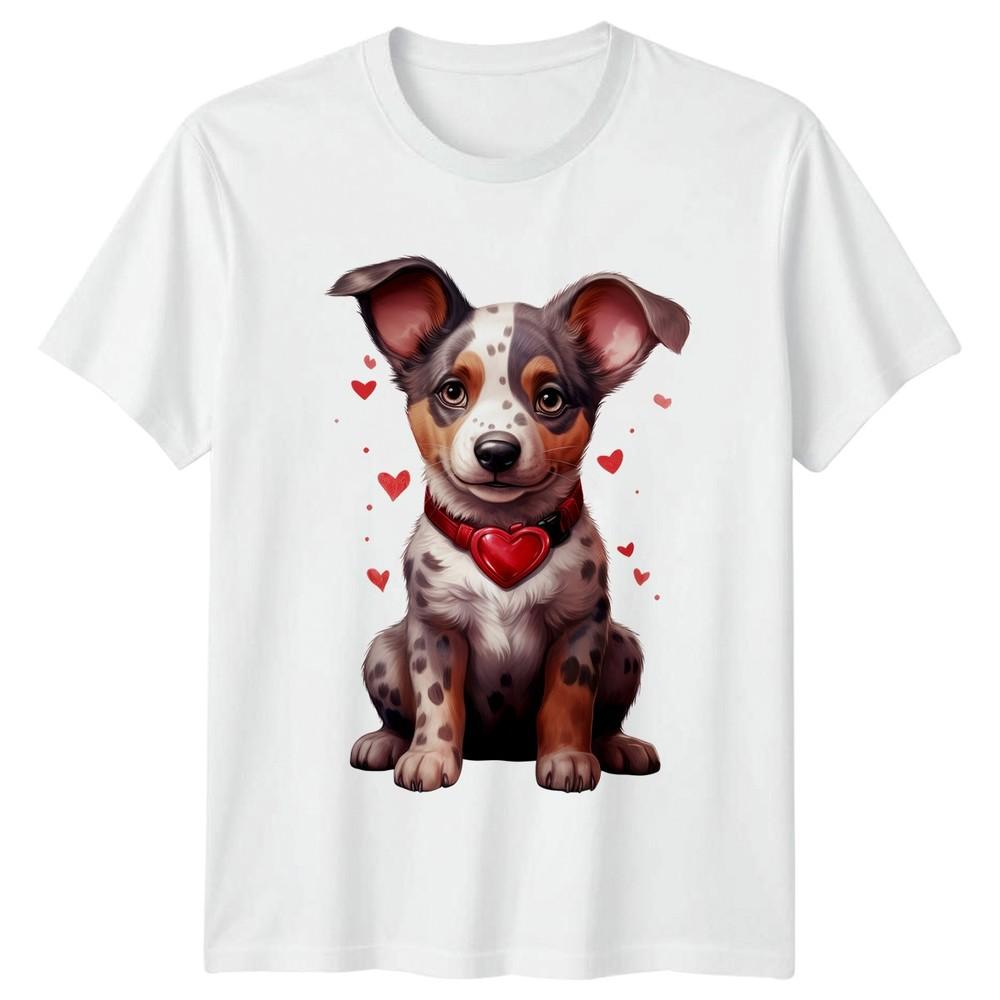 Puppy Dog Heart Animals Dogs Unisexs TShirt Unisexs Tee Graphic Unisex Top a S