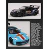 1/32 Porsche 911 Targa 4S Martini Racing Edition Sports Car Alloy Diecast Model Car High Simulation Ornament Decorations Present