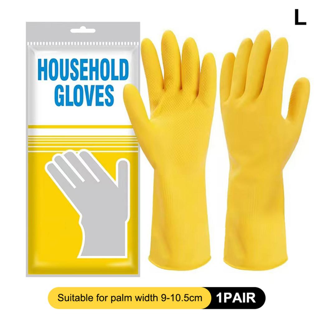 Thickened Kitchen Gloves, Dishwashing Gloves Wear-Resistant, Suitable For Dishwashing, Cleaning And Household Rubber Gloves