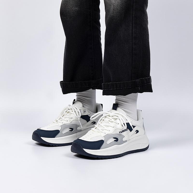 Globale Sportschuhe Mesh atmungsaktiv ZHQ-XA515 Sommer beliebt vielseitig Freizeitschuhe dicke Sohle erhöhend Dad Shoes