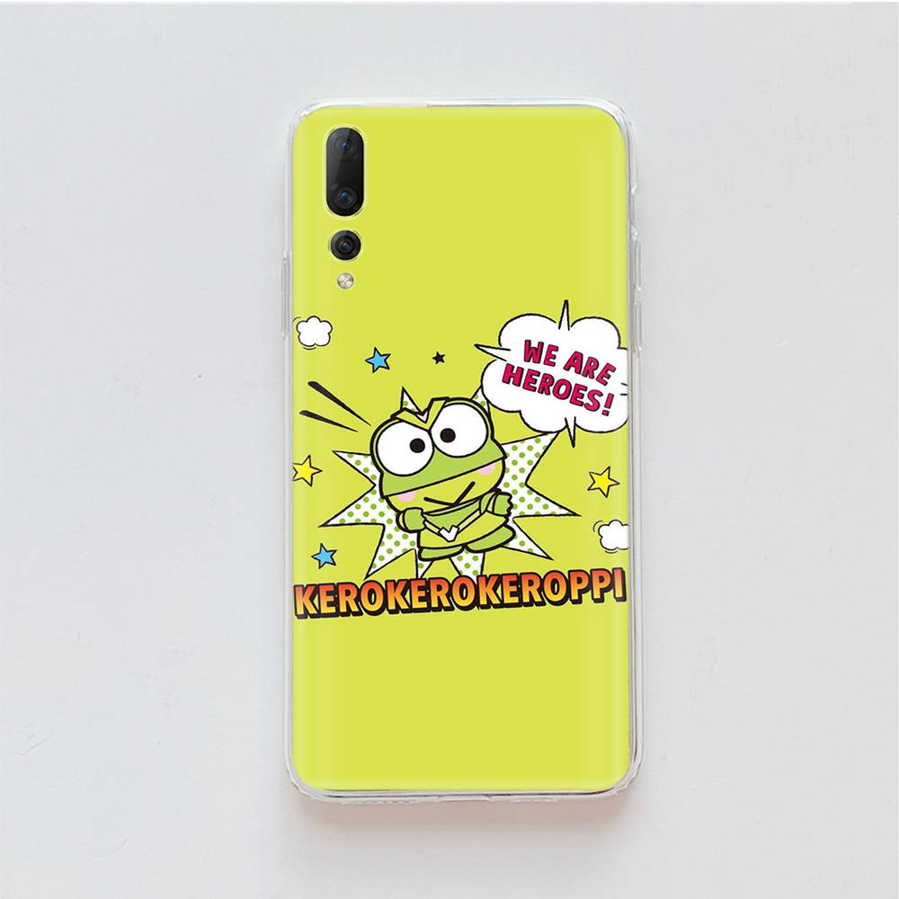 Transparent Case for Samsung A04 A14 A23 M33 M53 Realme 10 9 C35 C55 VIVO X80 Infinix Hot 30 Note 11 Tecno Spark 8P Pro L-23 Frog Keroppi