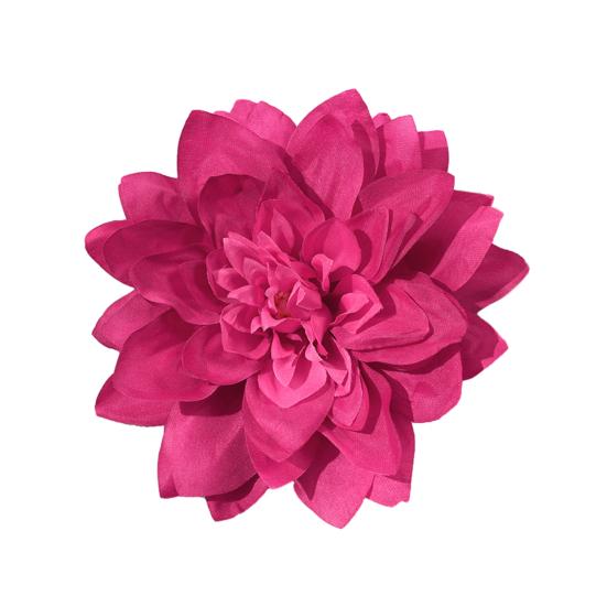 Látková květinová hlava pro řemesla Falešný hedvábný umělý květ hlavy jiřiny pro svatební párty Domácí dekorace na klobouk DIY věnec Scrapbooking