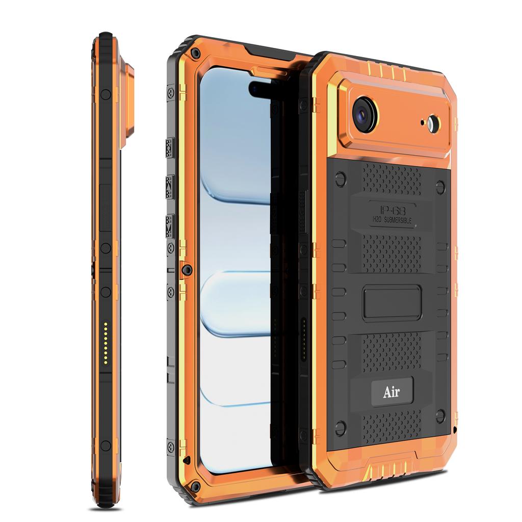 Metal Full Sealed Protection Waterproof Case For iPhone Air 17 Pro Max 17 Pro 17 IP68 Water Proof Shockproof Heavy Duty Cover