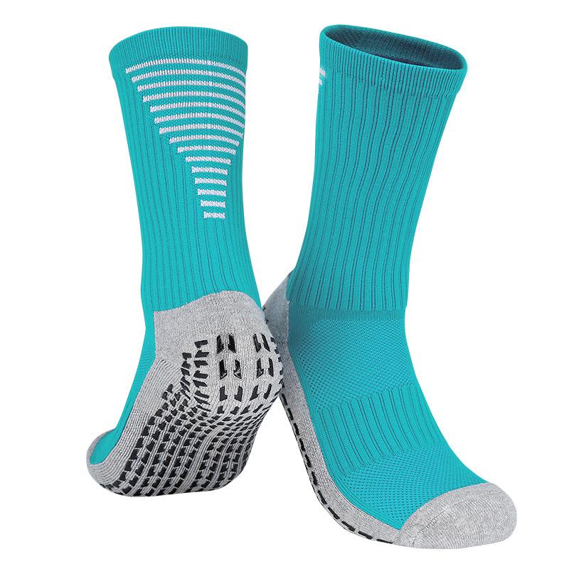 Men'S Dispensing Football Socks Men'S Professional Training Sports Socks Towel Bottom Breathable Medium Tube Socks Non-Slip Socks
