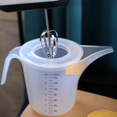 Tazze Misurino con Beccuccio 1500ml Plastica Imbuto Graduato Brocca Caraffa Beccuccio Lungo Contenitore Liquidi Strumenti di Misura Cucina
