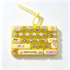Cartoon 26 Grid Keyboard Fidget Toy Keychain Portable Stress Relief Toy for Kids Adult Family Gathering Interactive Game