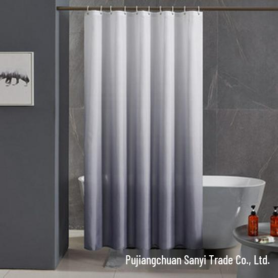 Translucent Waterproof & Mildew-Proof PEVA Shower Partition Curtain