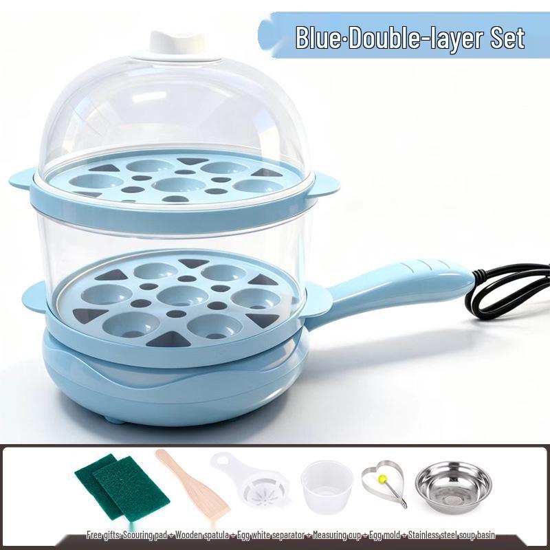 Canxiang Non-Stick Electric Frying Pan: Poached Eggs, Dumplings, Pot Stickers & Breakfast Cooker