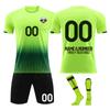 Men's Soccer Jersey Set, Breathable Quick-Dry Sportswear with Shorts and Socks, for Training and Matches