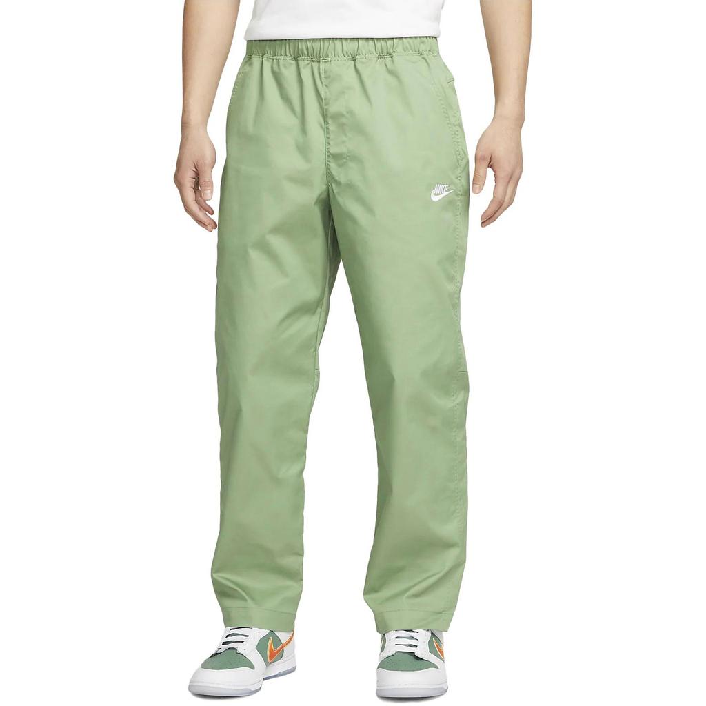 New Nike Club Casual Pants Men's Green DX3337-386