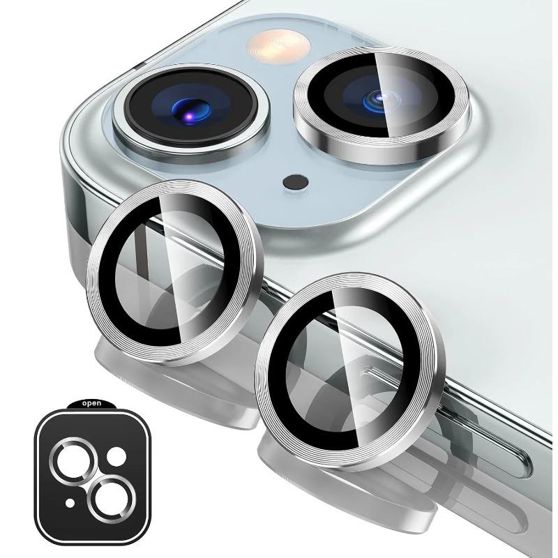 1 Set HD Metalen Camera Beschermfolie Voor IPhone 17 16 15 14Plus 13 Pro Max Krasbestendig Gehard Glas Lensdop Telefoon Accessoires