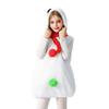 Girls Christmas Children's Costume Snowball Baby Christmas Snowman Costume Snow Doll Performance Costume