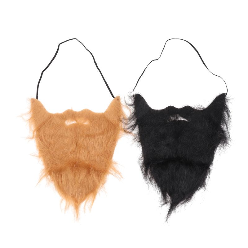 Fake Beard Dress Up With Elastic Rope Facial Hair Cosplay Fake Mustache For Stage Performance Holiday Masquerade Festive