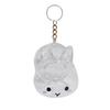 Dog Hair Collector Charm Keychain Transparent Pet Fur Keepsake Capsule Rabbit Memorial Pet Hair Collection Bottle Charm with Keyring Gift for Pet
