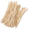 50 Pcs Petite Décoration Rameaux d'Arbre en Bois Artisanat Brindilles Bois Faux Beige DIY Accessoires de Fabrication