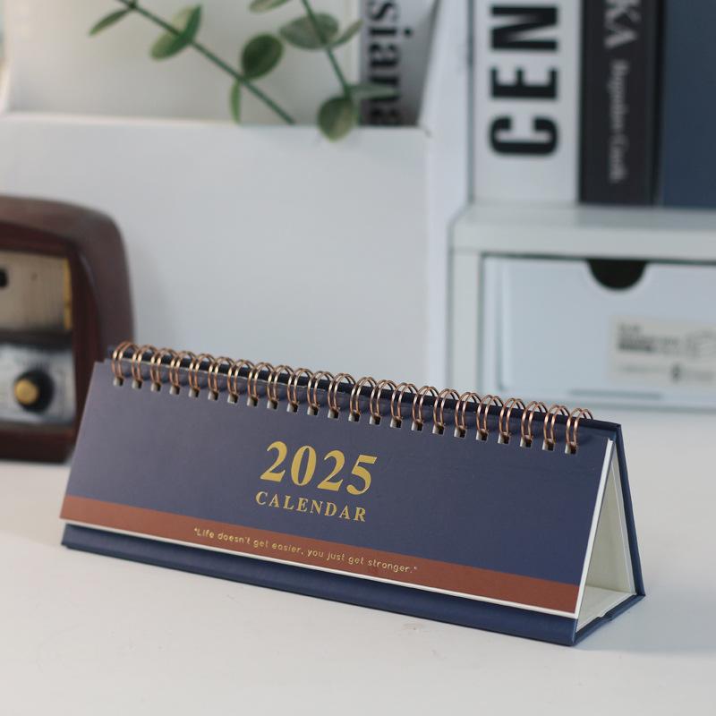 

Simple 2025.07-2025.12 Desk Calendar To Do List Check In Daily Planner Time Manegement Schedule Organizers Desk Office Supplies