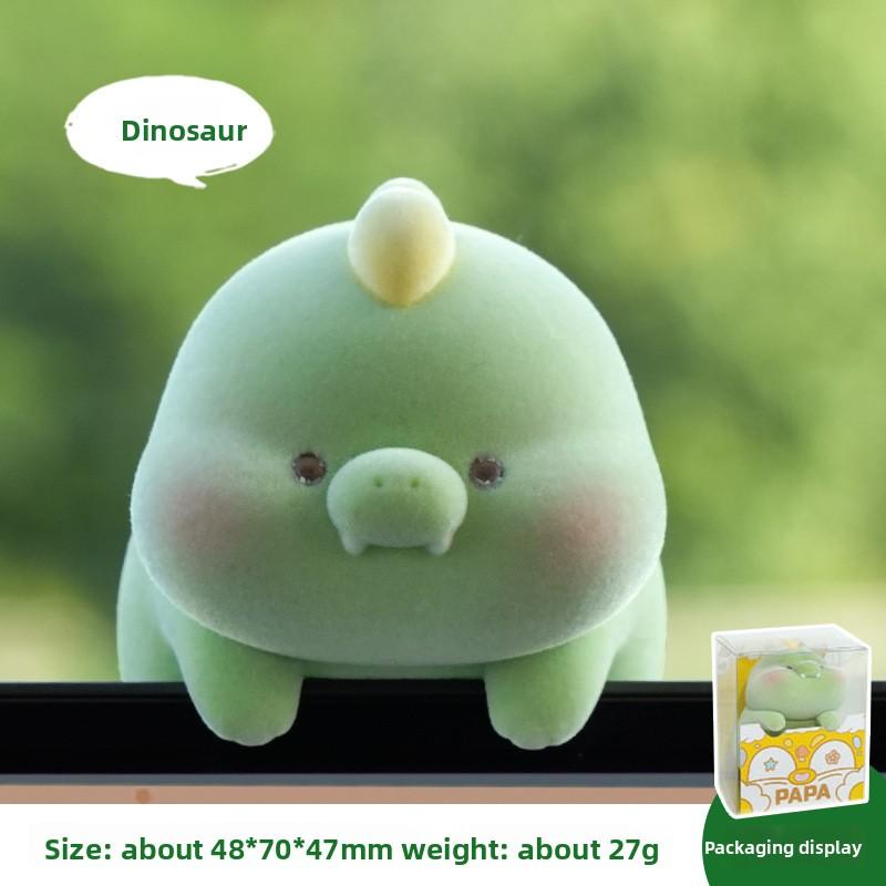 Soft and Cuddly Cute Sitting Figure Deskware for Computer Desktop, Car Dashboard Display Decoration, Adorable