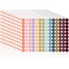 Sinmoe 2800 Pieces Colored Dot Stickers 3/4 Inch 14 Colors Circle Dots Label Stickers Removable for Office and Student Classroom DIY Marking Teaching
