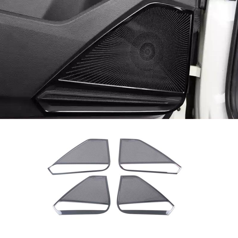 For Volkswagen Tiguan MK2 2017-  Interior Loudspeaker Cover Door Speaker Trim Sound Decorating Molding Car Accessories