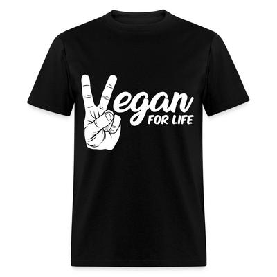 Vegan for life Shirt Vegetarisches T-Shirt Gesunde Ernährung Größe S-6XL
