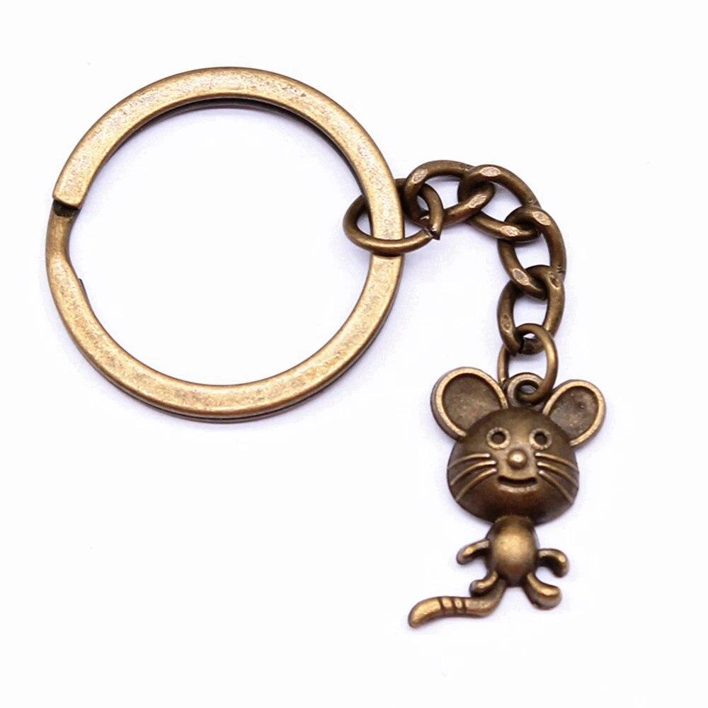Poultry Keychains Diy Accessories Gift Jewelry Pendants Ring Size 28Mm