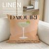 Food Daiquiri Cocktail Cushion Cover Pillowcase Set Pcs x x Breathable Washable Sofa Cushion Cover