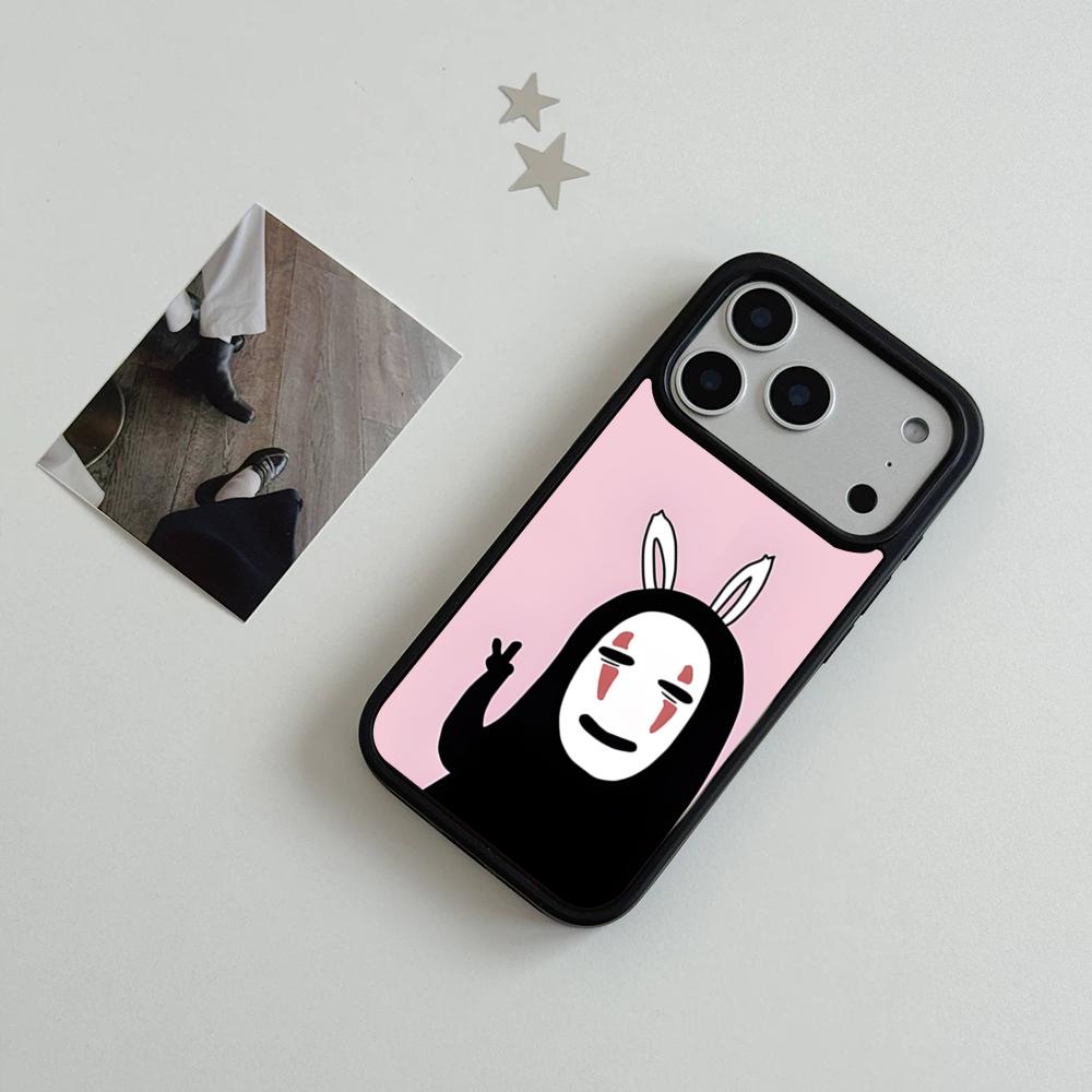 Cartoon H-Hayao M-Miyazaki Phone Case For IPhone 17 Air 16 15 14 Plus 13 12 11 Pro Max Dual Tone Hard PC Fashion Protective Cov