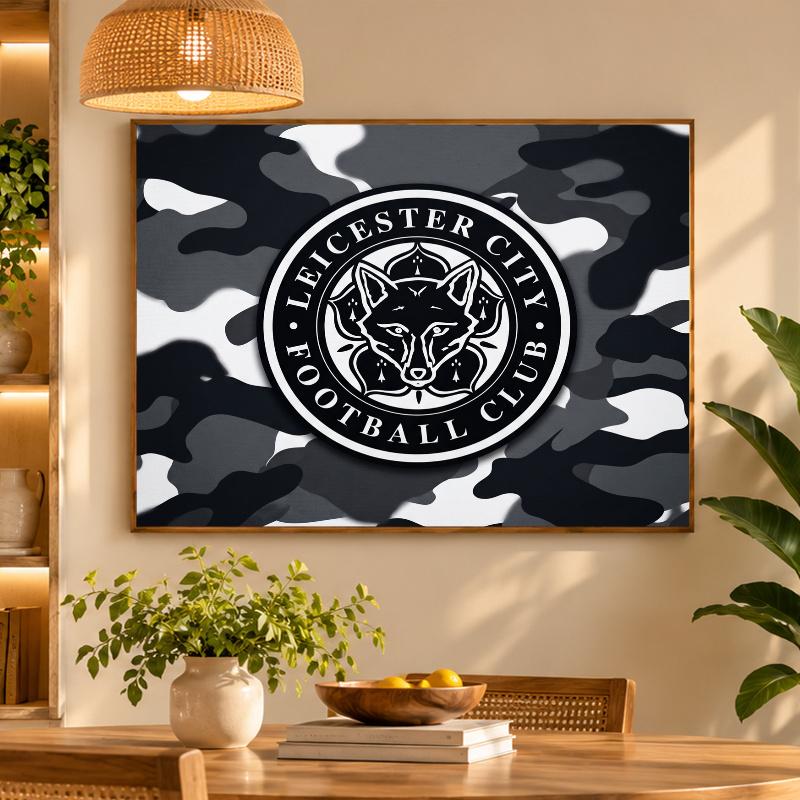 5D Diamond Painting Leicester City Football DIY Full Drill Diamond Art Kit Home Decoration