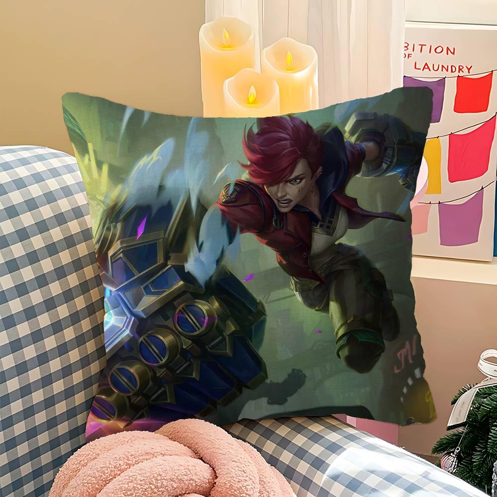 Animated TV A-Arcane Pillow Cushion Cover Pillowcase Living Room Sofa Home Decor Customized