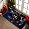 1pc Dark Wednesday Portrait Printed Chair Rug for Home Office Use, Living Room Kitchen Game Room Area Carpet