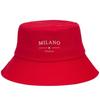 Bucket Hat Cotton Fisherman Hat for Women Men Milano Print Sun Protection Urban Street Style Casual Outdoor Breathable Sun Hat