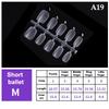 100Pcs/Box False Nails Transparent Press On Nails Coverage False Nails Tips Short Shaped Water Drop Full Sticker For Nails
