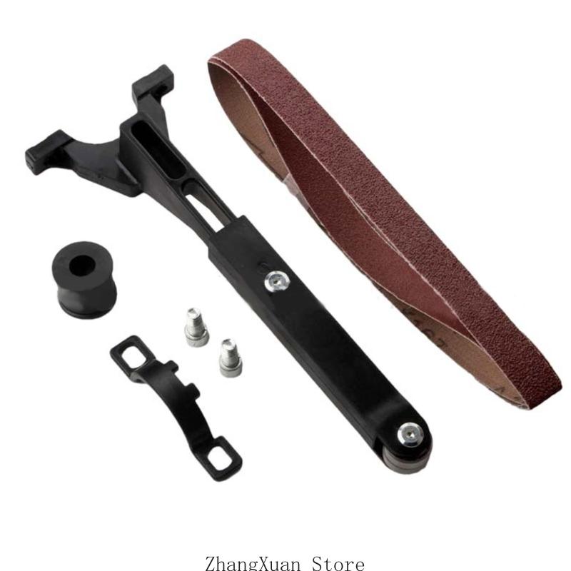 Angled Grinder Conversion Belt Sander Adapter Attachments Accessories Bracket Tool for Metal Polishing and Sanding