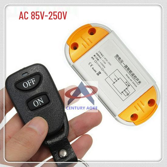 220V Wireless Remote Switch for Exhaust Fans & Lights Wireless Remote Control Switch