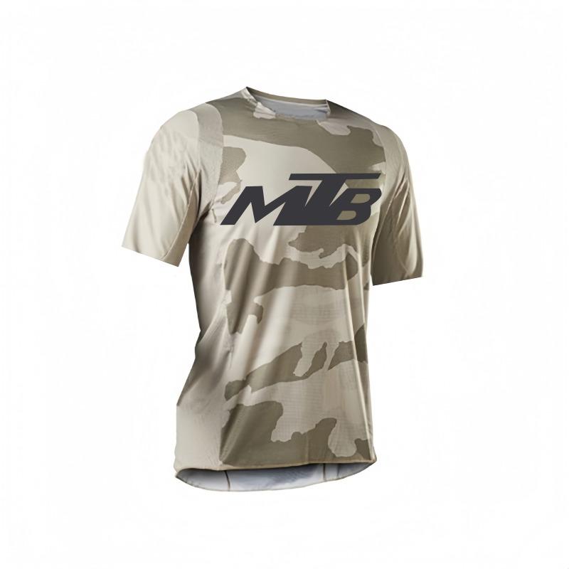 Maglie Downhill per Mountain Bike Magliette da Bici MTB Abbigliamento Sportivo Offroad DH Maglia da Moto Motocross Abbigliamento Sportivo Manica Corta Ciclismo